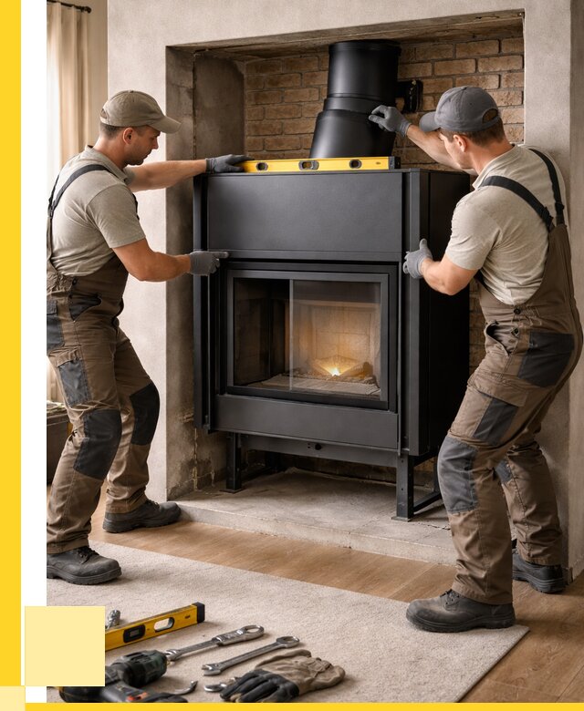 Установка каминных топок в Новокуйбышевске под ключ от 18436 р. | ЭриданНвб