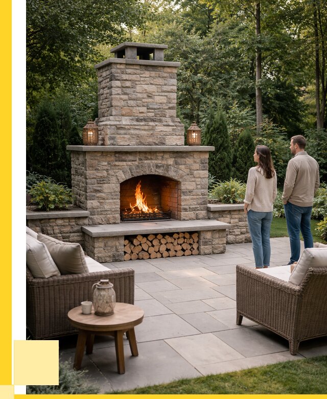 Уличные камины из кирпича в Новокуйбышевске от 153630 р. | ЭриданНвб