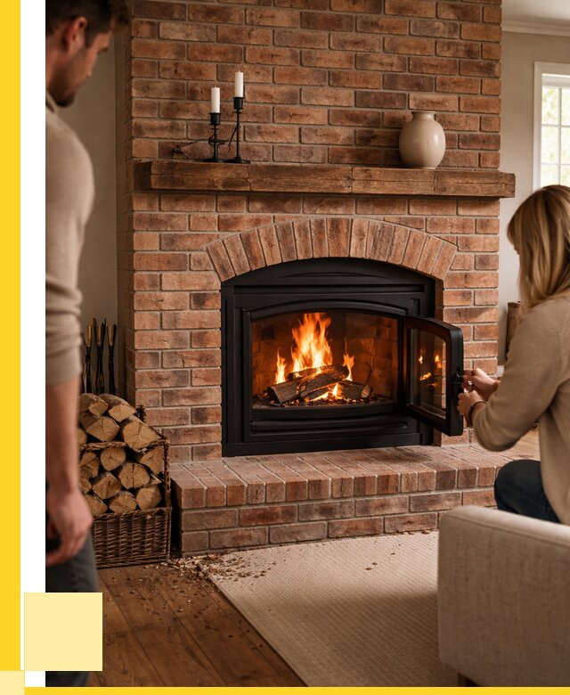 Кирпичные камины под ключ в Новокуйбышевске от 153630 р. | ЭриданНвб