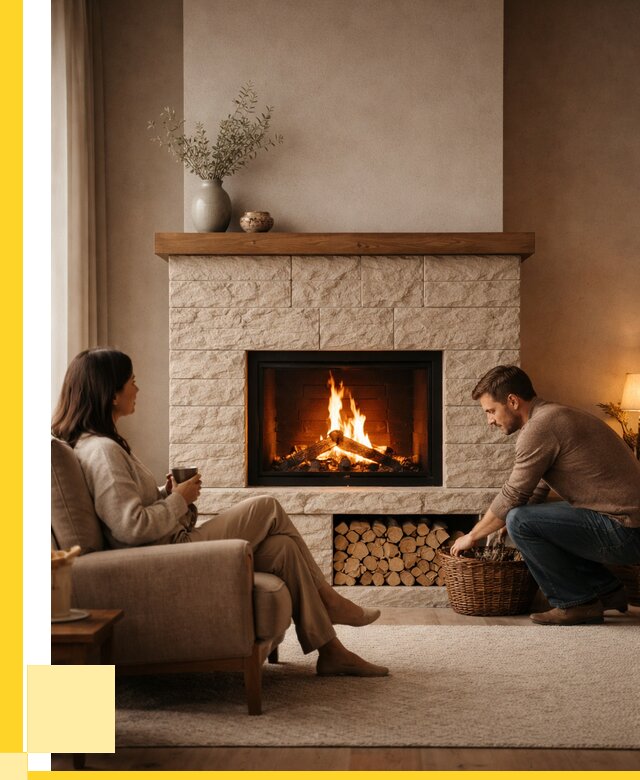 Камины для дома в Новокуйбышевске под ключ от 153630 р. | ЭриданНвб