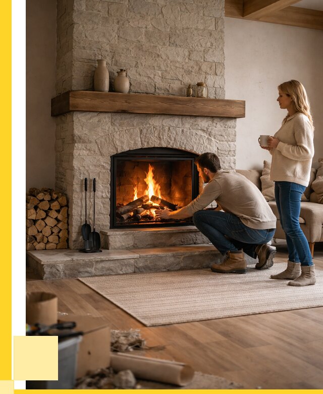 Камины для загородного дома в Новокуйбышевске от 358470 р., ЭриданНвб