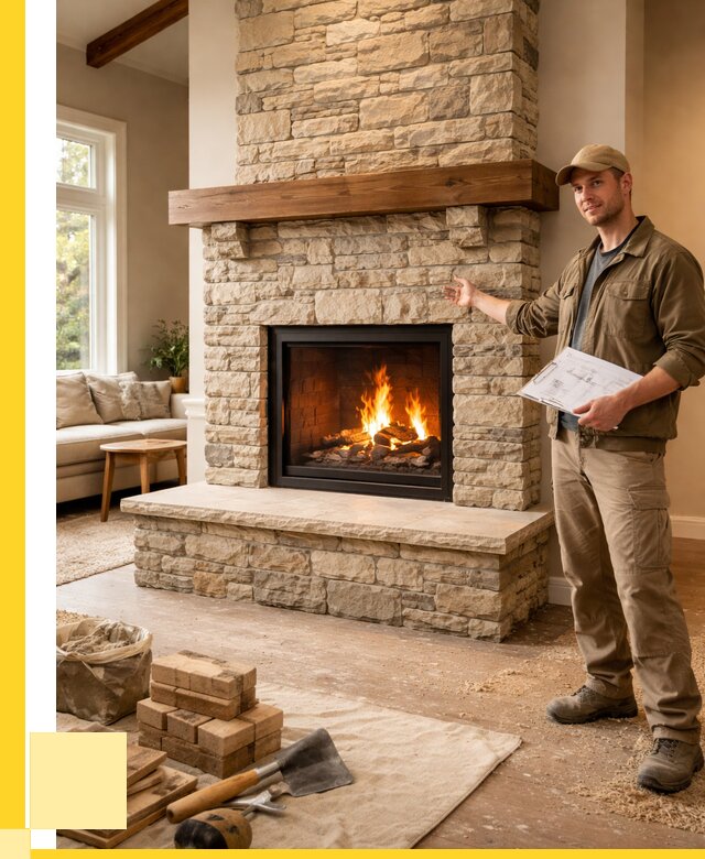 Камины под ключ в Новокуйбышевске от 184356 р. | ЭриданНвб — установка