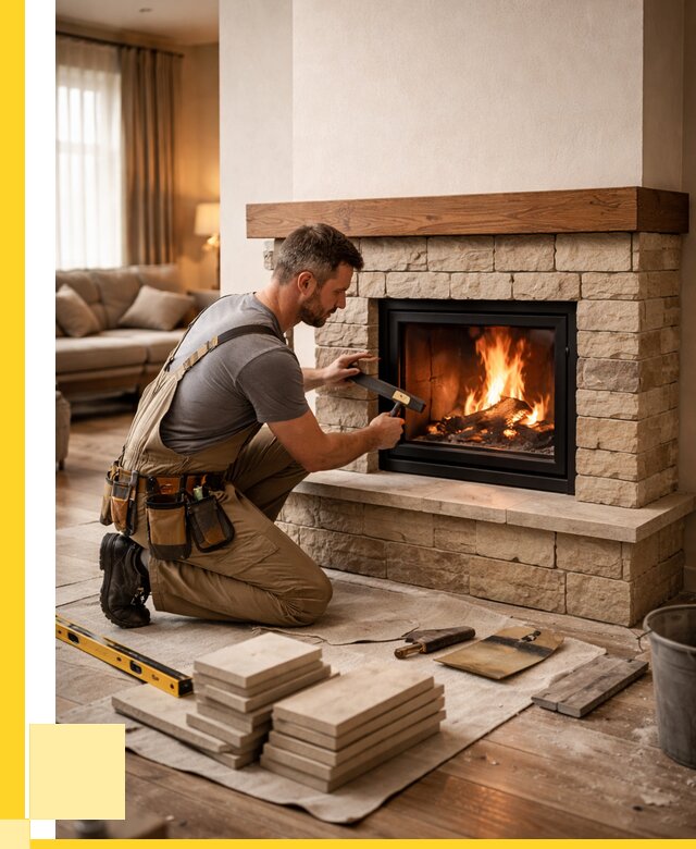 Строительство каминов в Новокуйбышевске от 153630 р., ЭриданНвб - под ключ