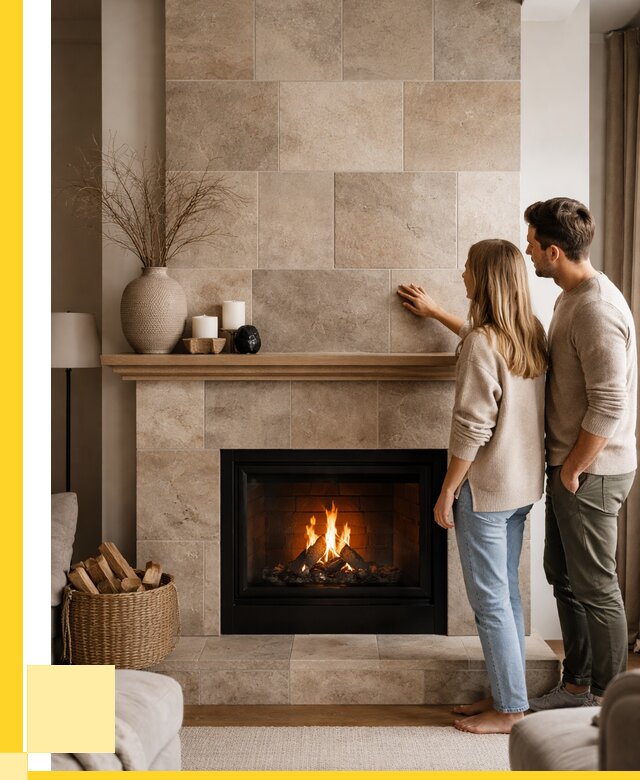 Облицовка каминов керамогранитом в Новокуйбышевске от 4609 р. | ЭриданНвб