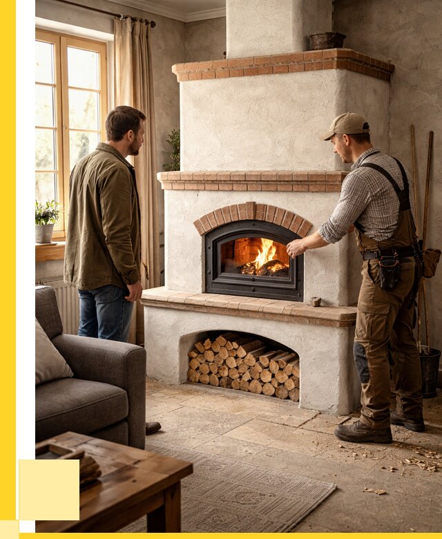 Печи камины в Новокуйбышевске: кирпичные, изразцовые от 61452 р. | ЭриданНвб