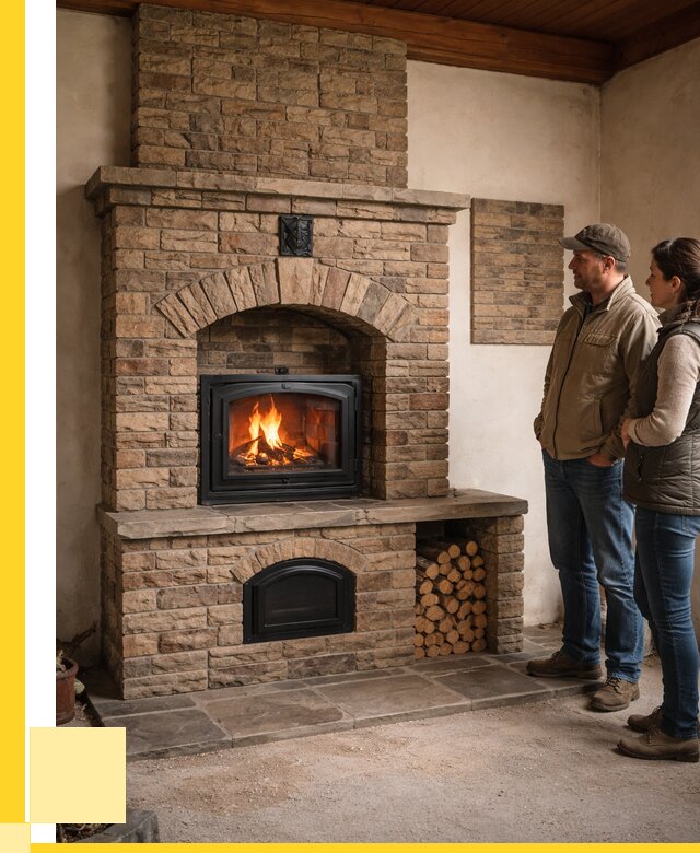 Кирпичная печь под ключ в Новокуйбышевске от 153630 р. | ЭриданНвб