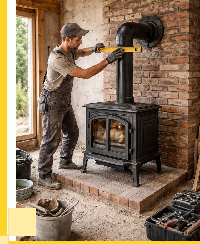 Монтаж печей установка банной печи в Новокуйбышевске от 15363 р. | ЭриданНвб