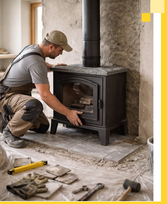 Профессиональный монтаж печей и каминов в Новокуйбышевске под ключ