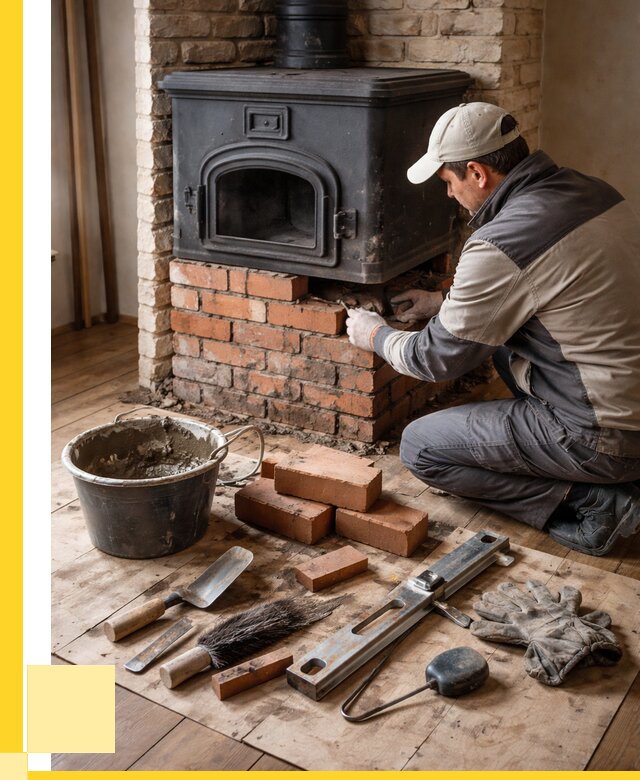 Ремонт печей в Новокуйбышевске от 12290 р., услуги печника ЭриданНвб