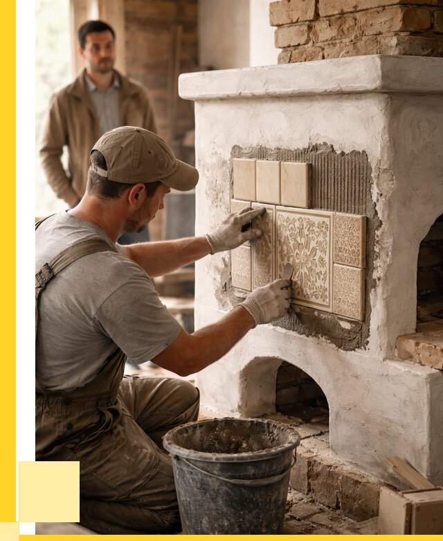 Отделка печей и банных печей в Новокуйбышевске от 35847 р. | ЭриданНвб