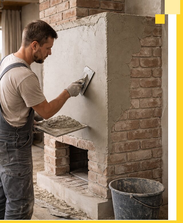 Отделка печей и облицовка каминов в Новокуйбышевске под ключ