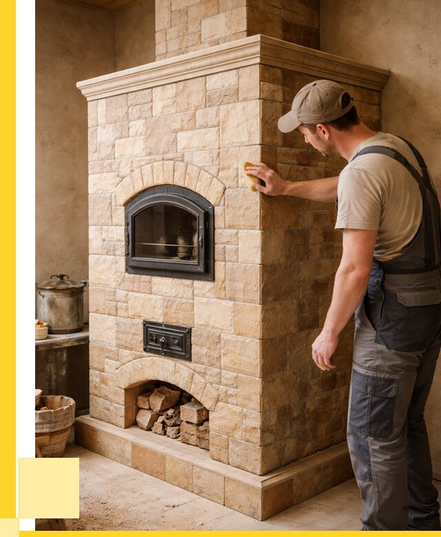 Облицовка печей в Новокуйбышевске от 4609 р. под ключ | ЭриданНвб