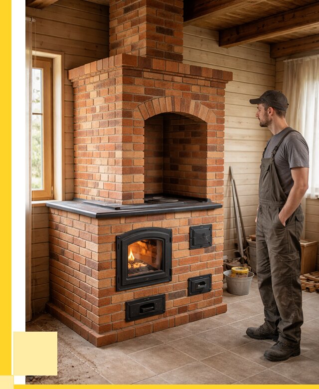 Кирпичные печи в Новокуйбышевске: купить от 153630 р. | ЭриданНвб