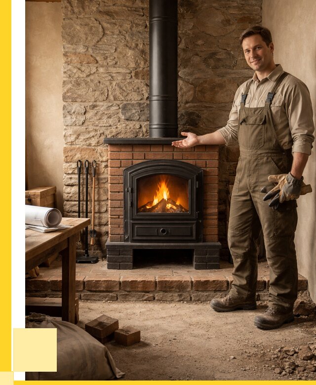 Печи отопительные из кирпича в Новокуйбышевске от 81936 р., ЭриданНвб