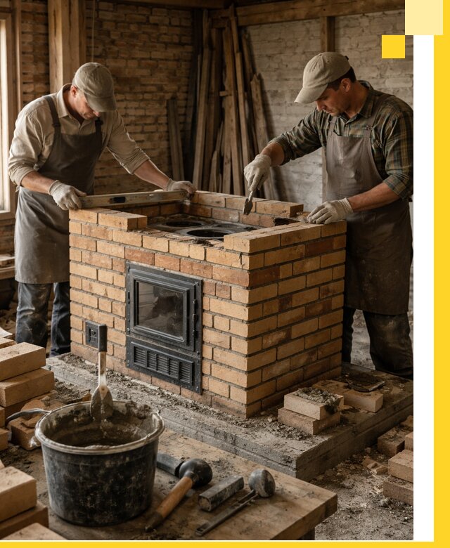 Изготовление и установка варочных печей под ключ в Новокуйбышевске