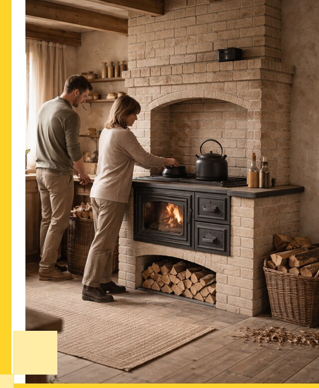 Печи с плитой в Новокуйбышевске от 46089 р. | ЭриданНвб — кирпичная печь