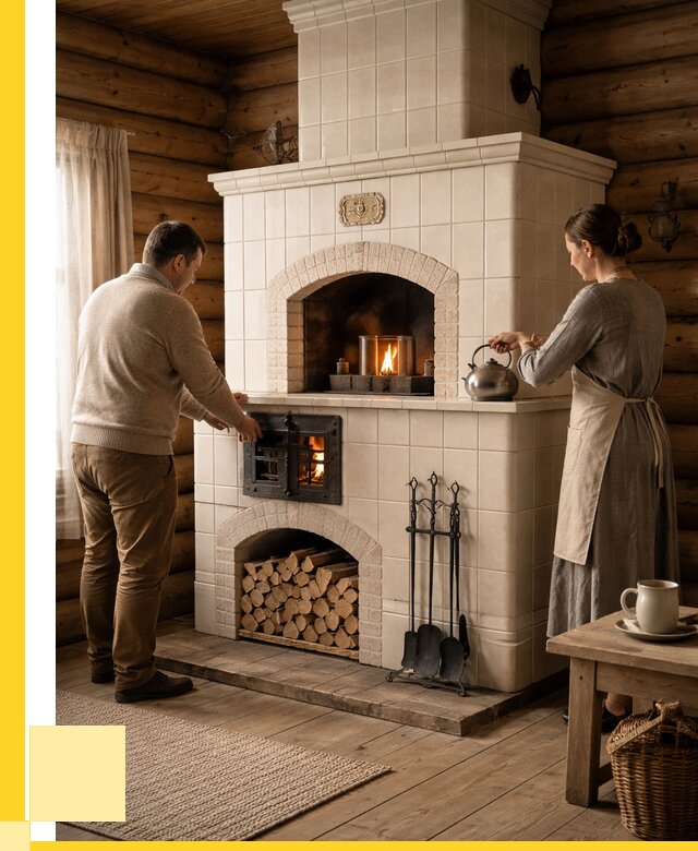 Русские печи в Новокуйбышевске: установка от 153630 р. ЭриданНвб