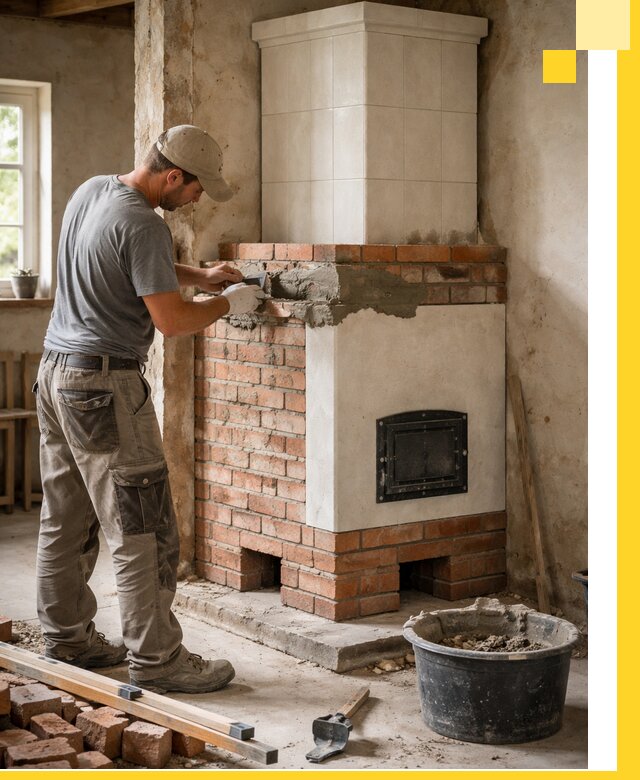 Изготовление и установка печей-голландок под ключ в Новокуйбышевске