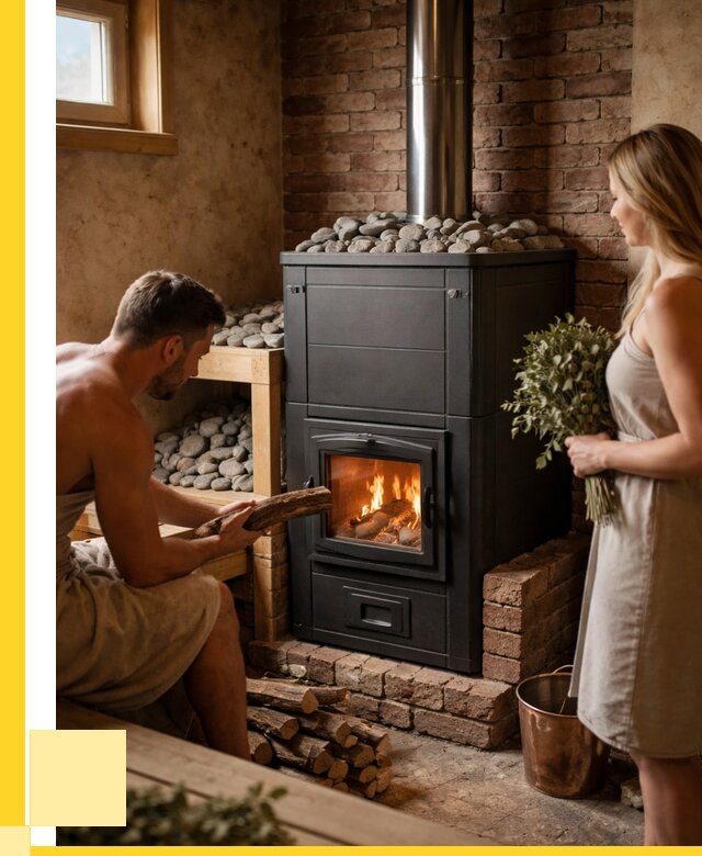 Кирпичная печь для бани на заказ в Новокуйбышевске от 56331 р. | ЭриданНвб