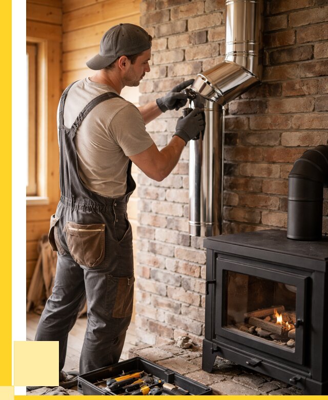 Монтаж дымоходов для печей в Новокуйбышевске от 7682 р. | ЭриданНвб