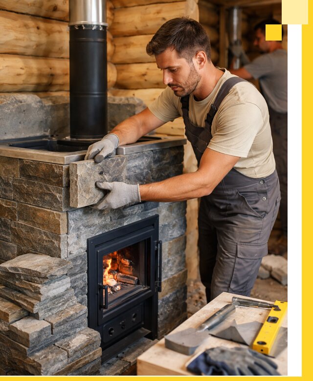 Печи для бани под ключ в Новокуйбышевске: изготовление и монтаж