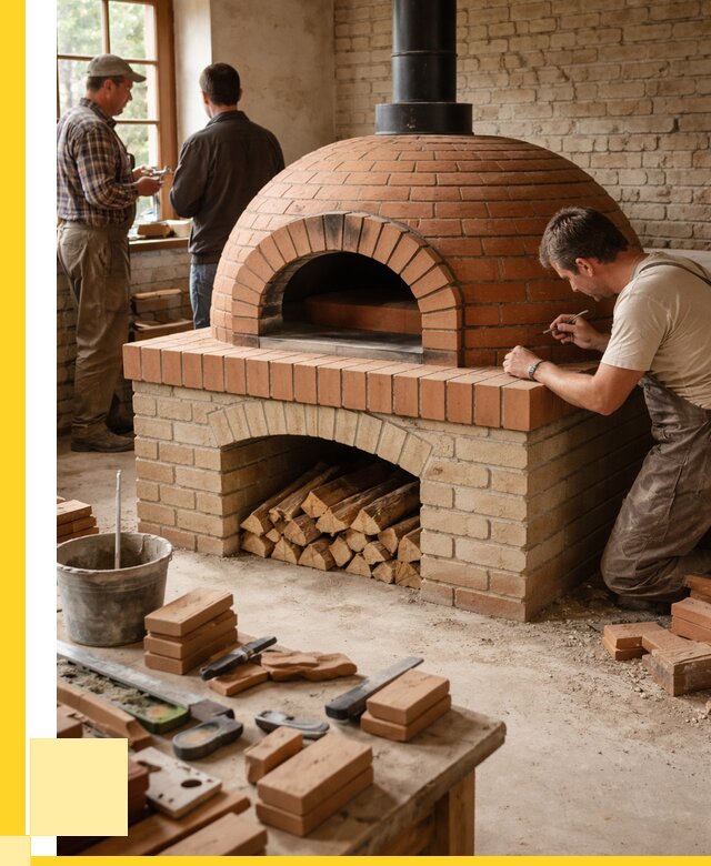 Помпейская печь дровяная для пиццы в Новокуйбышевске | ЭриданНвб от 204840 р.