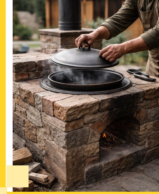 Печи для казана в Новокуйбышевске по цене от 18436 р. | ЭриданНвб