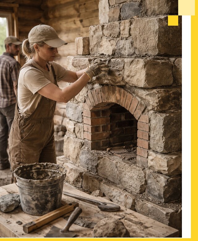 Каменные печи на заказ и монтаж в Новокуйбышевске, долговечные решения