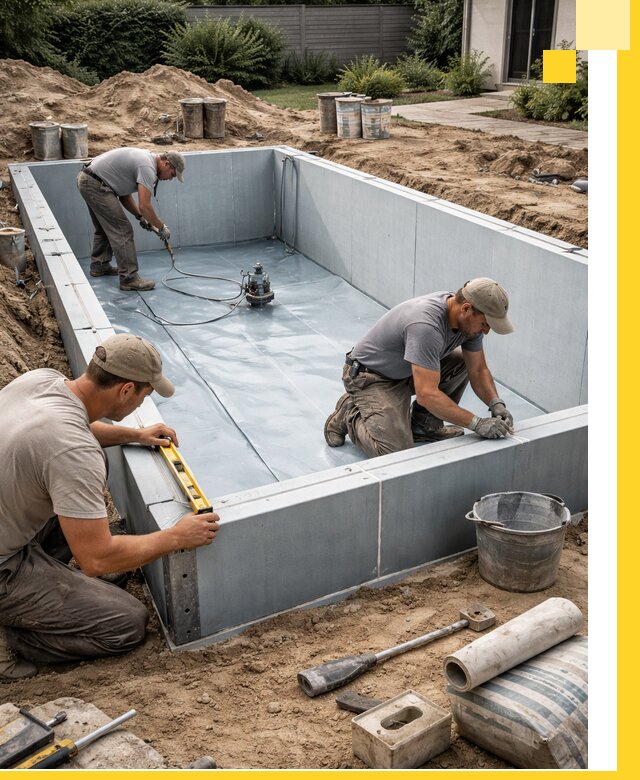 Профессиональный монтаж бассейнов под ключ в Новокуйбышевске с гарантией