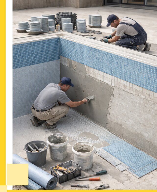 Ремонт и обслуживание бассейнов в Новокуйбышевске от 25605 р. | ЭриданНвб