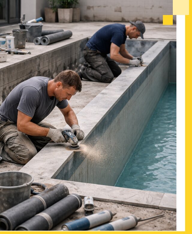 Профессиональный ремонт бассейнов под ключ в Новокуйбышевске