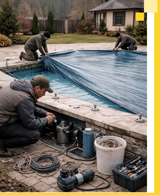 Консервация бассейнов в Новокуйбышевске: подготовка к длительному хранению