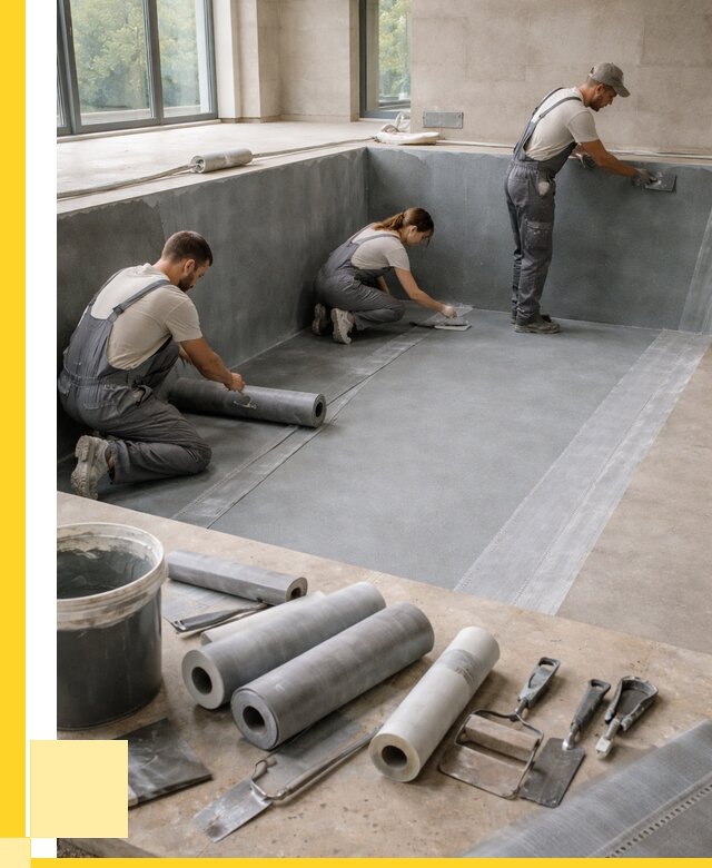 Гидроизоляция бассейнов в Новокуйбышевске от 2048 р., ЭриданНвб