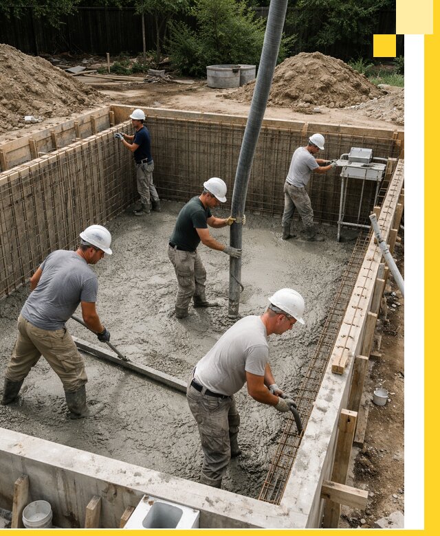 Строительство бетонных бассейнов под ключ в Новокуйбышевске