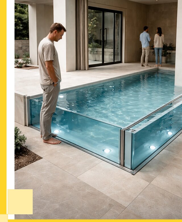 Стеклянные бассейны в Новокуйбышевске от 1229040 р. | ЭриданНвб — мозаика