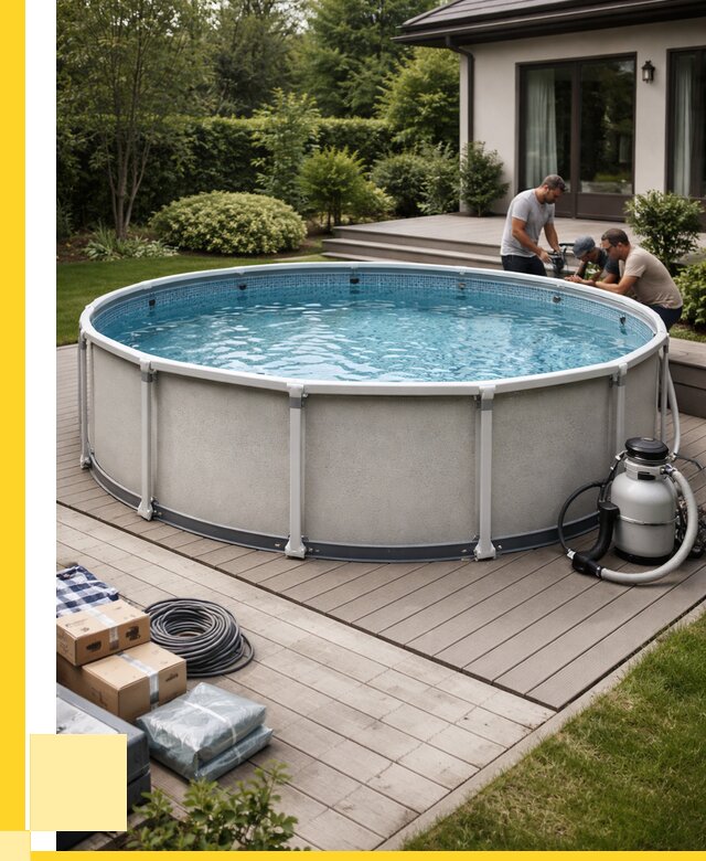 Купить каркасные бассейны в Новокуйбышевске от 46089 р. | ЭриданНвб