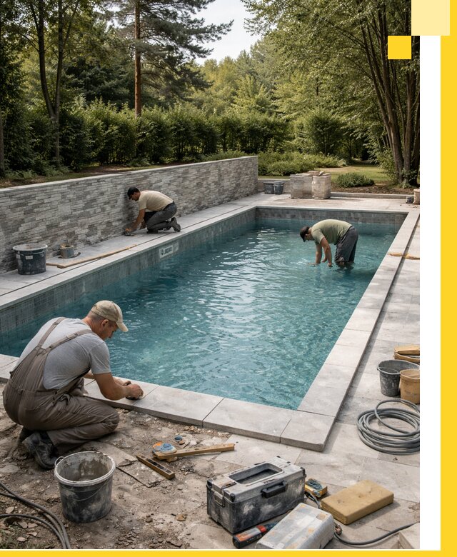 Проектирование и строительство частных бассейнов в Новокуйбышевске