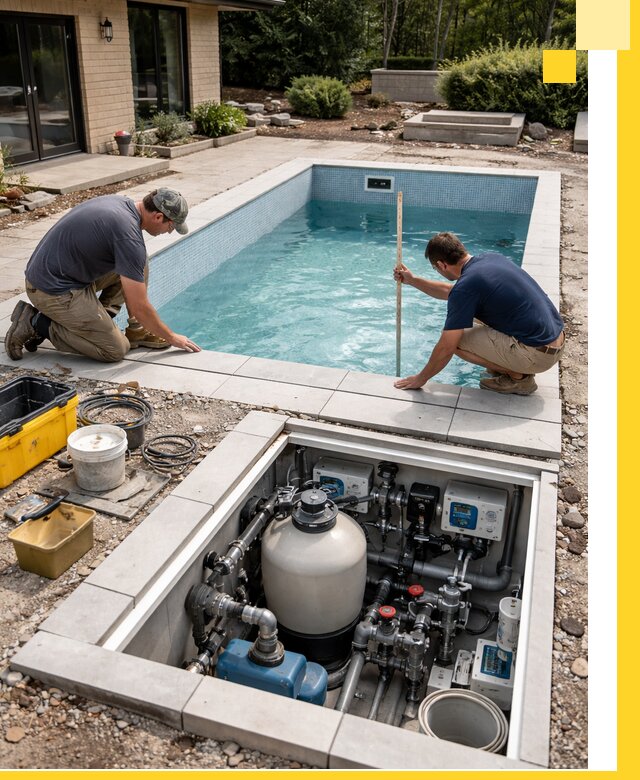 Строительство качественных домашних бассейнов под ключ в Новокуйбышевске