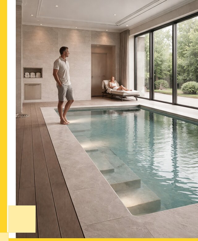 Бассейны в коттедже под ключ в Новокуйбышевске от 1229040 р. | ЭриданНвб