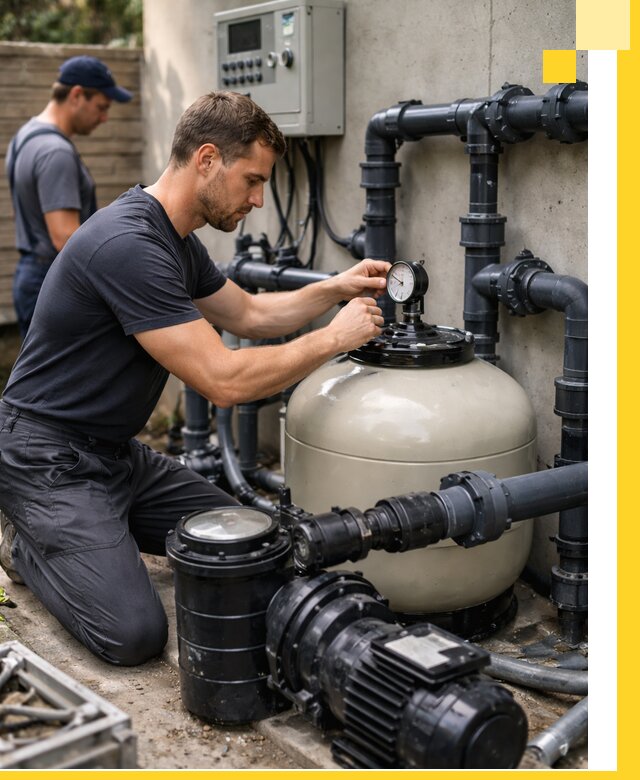 Поставка и монтаж фильтровального оборудования для бассейнов в Новокуйбышевске