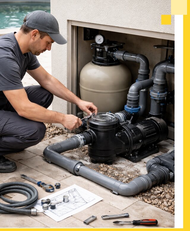 Поставка, монтаж и сервис насосов для бассейнов в Новокуйбышевске