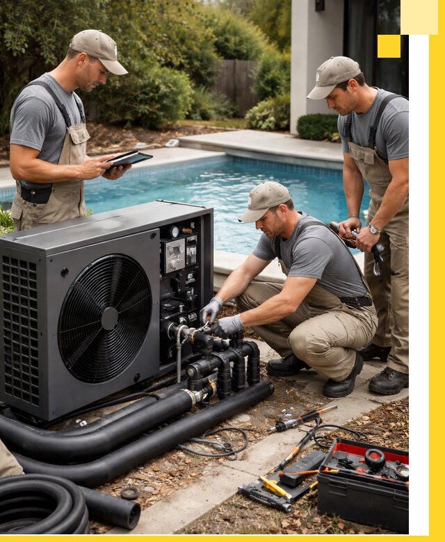 Проектирование и установка тепловых насосов для бассейнов в Новокуйбышевске