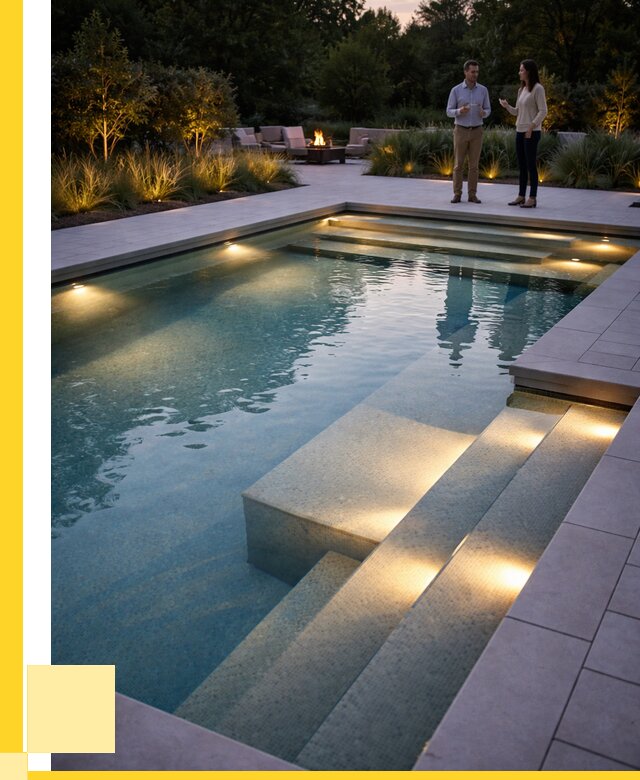 Освещение бассейнов в Новокуйбышевске под ключ от 25605 р. | ЭриданНвб