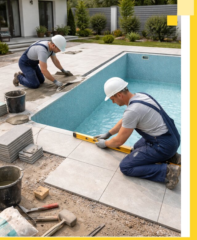 Строительство и монтаж плавательных бассейнов под ключ в Новокуйбышевске