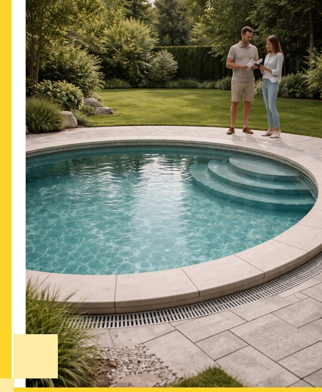 Круглые каркасные бассейны купить в Новокуйбышевске от 256050 р. | ЭриданНвб