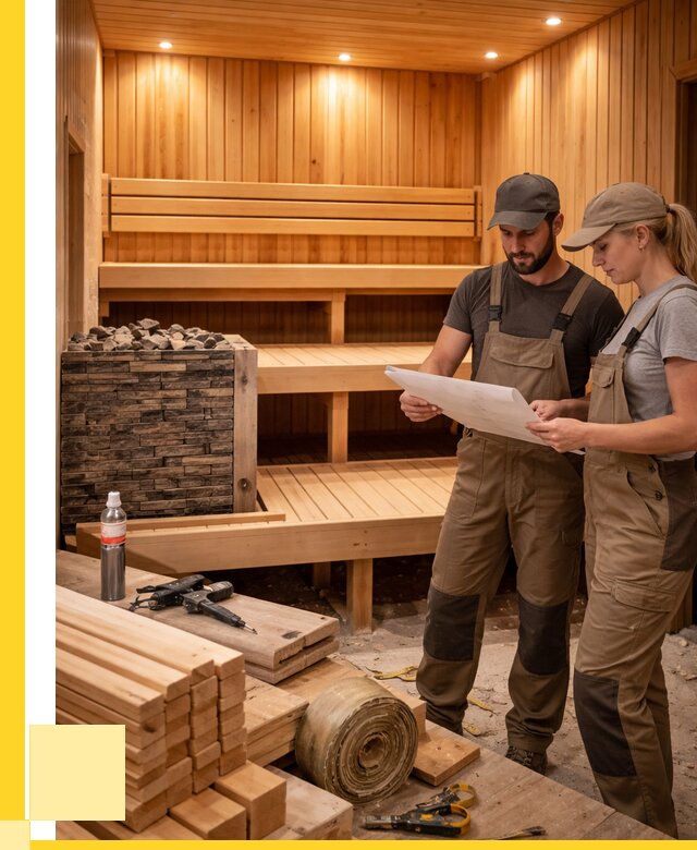 Строительство саун в Новокуйбышевске под ключ от 256050 р., ЭриданНвб