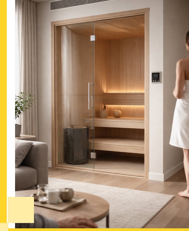 Сауна в квартире под ключ в Новокуйбышевске от 122904 р. ЭриданНвб