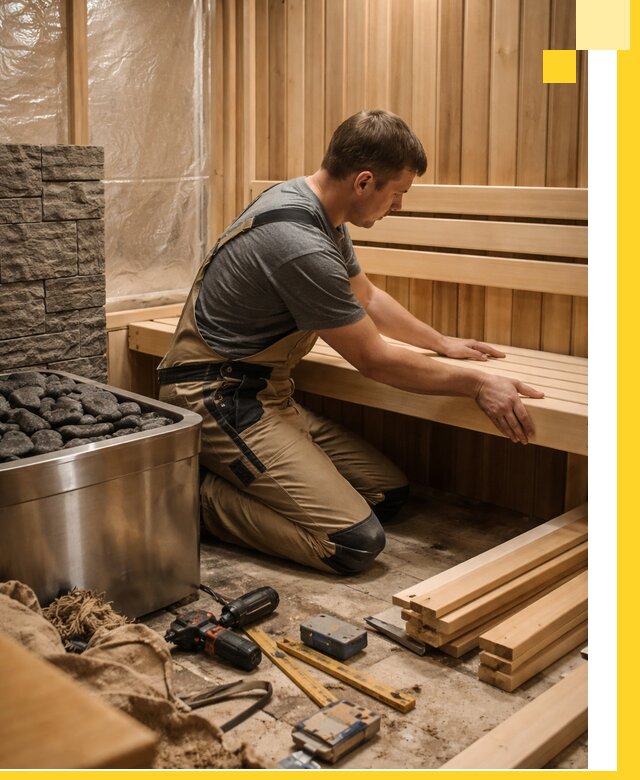 Сауны для дома под ключ с проектированием и монтажом в Новокуйбышевске