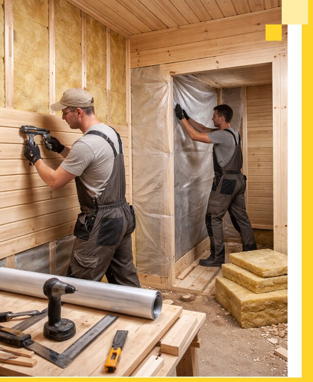 Бани под ключ в Новокуйбышевске с проектом и полным монтажом