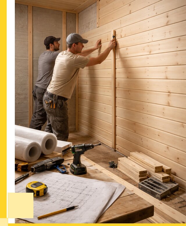 Обшивка бани вагонкой в Новокуйбышевске от 1229 р., ЭриданНвб